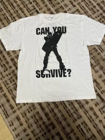 기동전사 건담 t셔츠 화이트 XL can you surviv LL