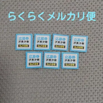 7장 사와 미사키 폴라로이드 그랜드 점프 선물 응모권