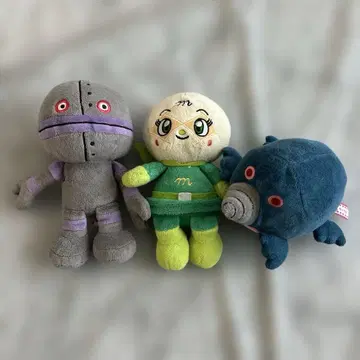 호빵맨 프리티 빈즈 봉제 인형 다다단 안 메론빵나 모구링