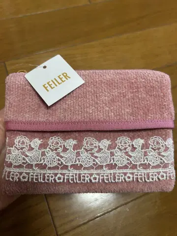 친택 레이스 티슈 파우치 페이러