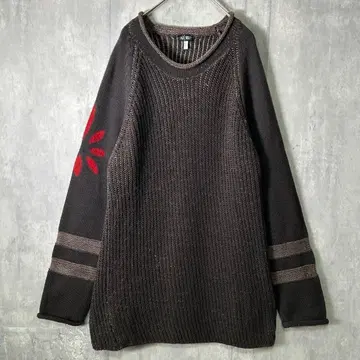 이탈리아제 ARMANI 헴프 소재 니트 그런지 아카이브