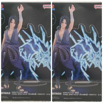 NARUTO 나루토 돌풍전 PANEL SPECTACLE 사스케 2종 세트