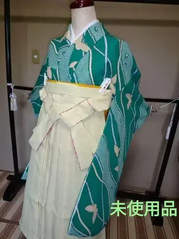 2단 소매 하카마 세트 졸업식 B 미사용품