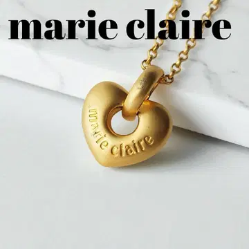 marie claire 마리끌레르 하트형 목걸이 골드 컬러