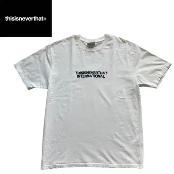 thisisneverthat 한국 스트릿 화이트 T셔츠 L