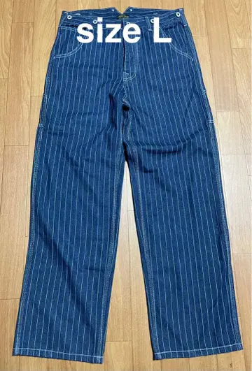 워배시 스트라이프 데님 팬츠 남성용 size L
