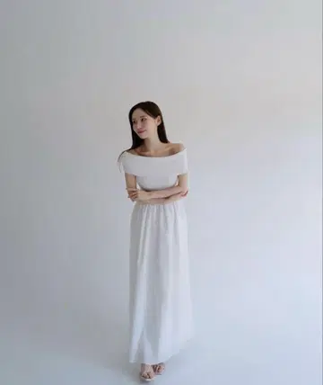 maison.celon 오프숄더 롱 원피스