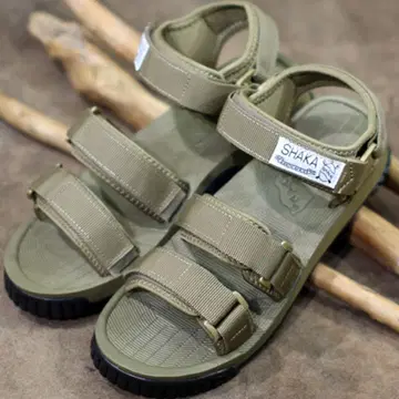 SHAKA 스포츠 샌들 카키 24cm