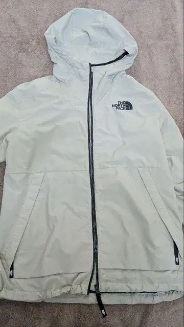 THE NORTH FACE WHITE 라벨 망토 자켓 L 베이지