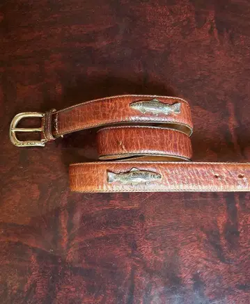 [ 레어 ] L.L.Bean 엘엘빈 풀 그레인 가죽 벨트 36