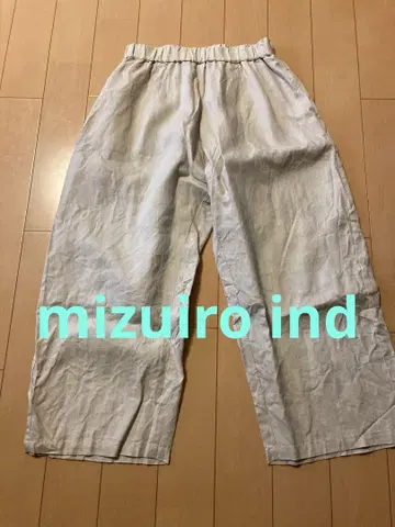 mizuiro ind 미즈이로 인드 린넨 팬츠