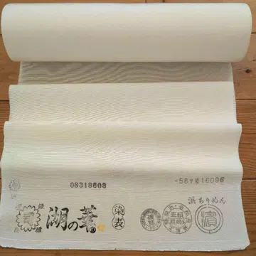 순수 실크 하마 크레이프 원단 (화이트 원단) 옷감 쿨 화이트 호수의 잎