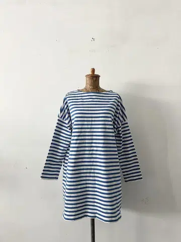 homspun 보더 튜닉 티셔츠 사이즈 F