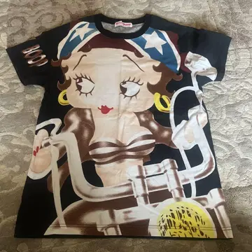 Betty Boop T셔츠 M-L 블랙