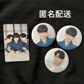 TXT SUMMER TOGETHER 트레이딩 카드 캔뱃지 휴닝카이 세트