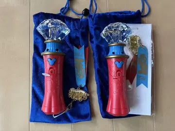 디즈니 온 클래식 20주년 크리스탈 응원봉 스트랩 2개