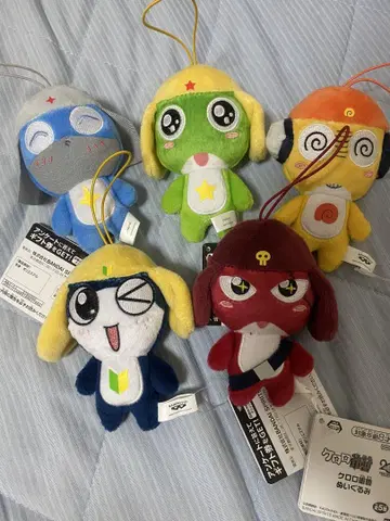 개구리 중사 케로로 봉제 인형 전 5종 세트