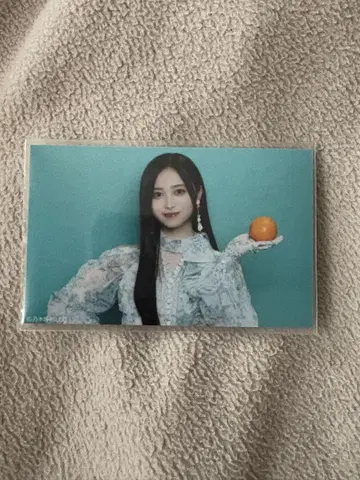 노기자카46 이노우에 와카나 미니 브로마이드 네이블 오렌지 가로 오렌지