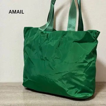 AMAIL 나일론 토트백 그린