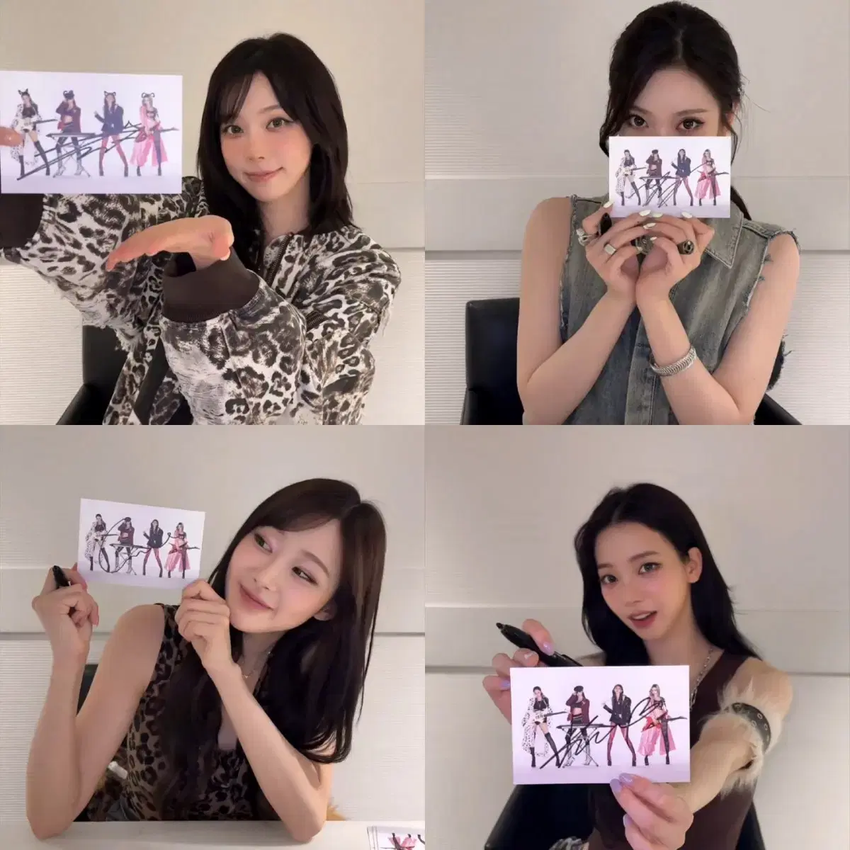 AESPA | 에스파 Aespa Rich Man USA Energy album genuine sign