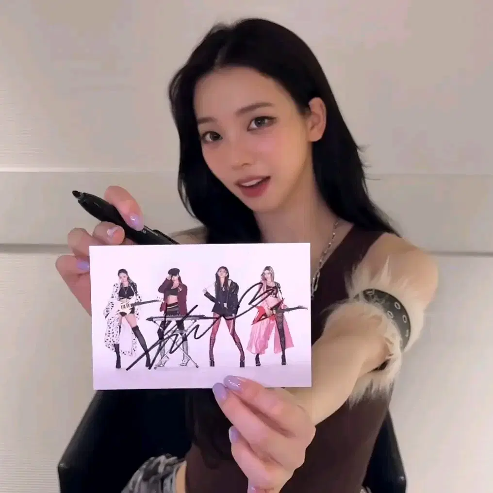 AESPA | 에스파 Aespa Rich Man USA Energy album genuine sign