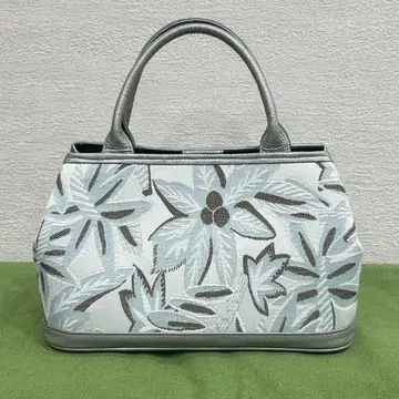 [ SALE ] 카라 백 면 소가죽 남국풍 꽃무늬 기모노 가방