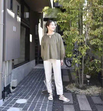 OURHOME 테이퍼드 팬츠