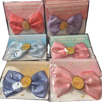 세일러문 x 마이멜로디 콜라보 헤어 리본 컴프+3세트