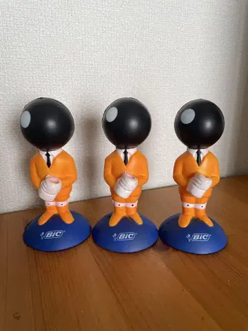 BIC 볼펜 빅볼펜 피규어 펜 스탠드 3개 세트