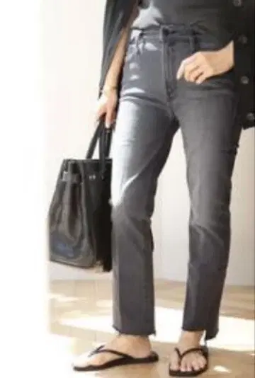 mother grey insider crop 마더 데님 그레이 28