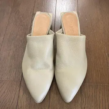 새상품급 BUENO 부에노 뮬 신발 천연 가죽 23 36