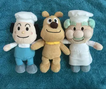 호빵맨 봉제 인형 잼 아저씨 바타코 씨 치즈