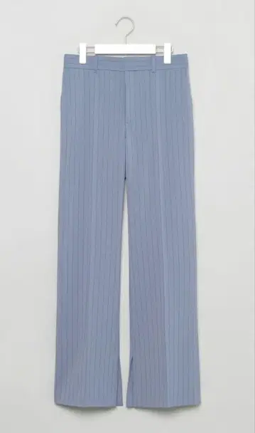 LE CIEL BLEU 핀스트라이프 플레어 팬츠