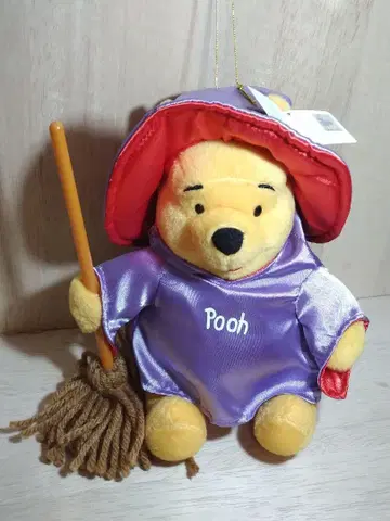 레어 곰돌이 푸 할로윈 코스튬 끈 포함 봉제 인형 디즈니