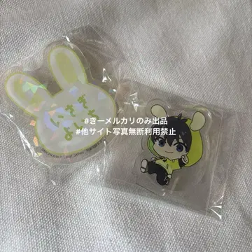 블루 록 미니 아크릴 플레이트 네임 casual bunny 이사기 요이치