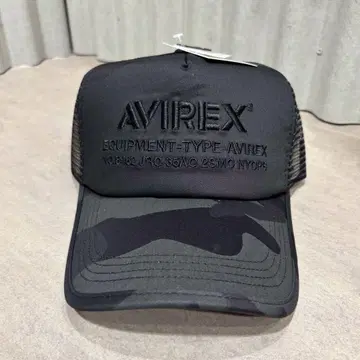 무료배송 택 포함 미사용 새상품 AVIREX 아비렉스 메쉬 CAP