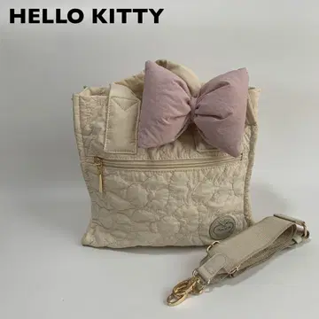 HELLO KITTY 헬로키티 2WAY 백 토트 숄더 리본