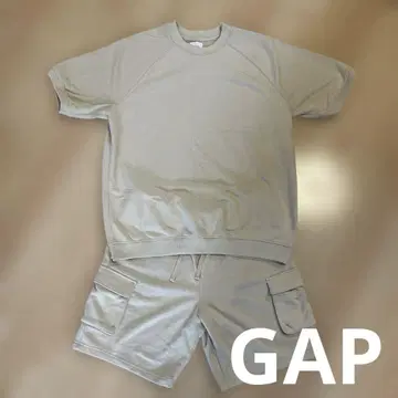 GAP 맨투맨 셋업 베이지 쭈리 사이즈 상의 L 하의 M