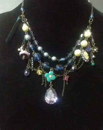 안나수이 ANNASUI 목걸이 버터플라이 버섯