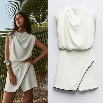 [미사용 새상품] ZARA 원피스풍 점프수트