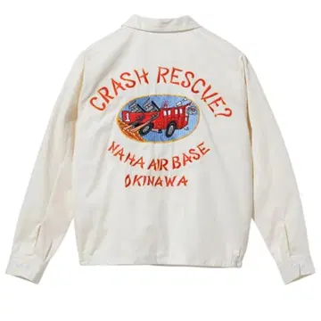 미사용 새상품 테일러 토요 오키나와 점퍼 TT15177-105 화이트 L