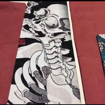 어른용 헤코 오비 반폭 오비 우타가와 구니요시 소마의 고우치다이즈