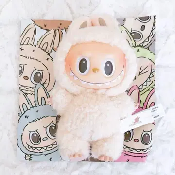 labubu Exciting Macaron 봉제 인형 Soy milk