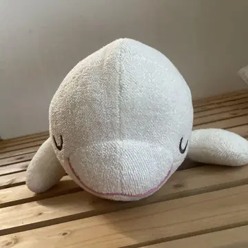 화이트 고래형 봉제 인형 AQUA