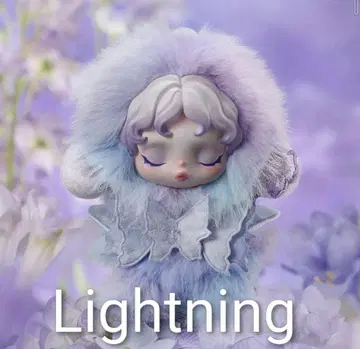 SKULLPANDA 스컬팬더 인상주의 보라색 Lightning