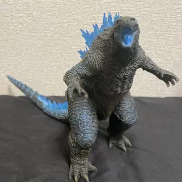 고질라 피규어 파랑과 블랙 약 30cm