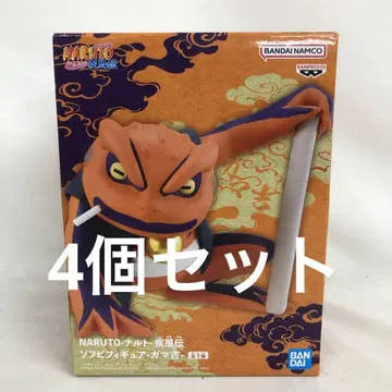 VF8A39 미개봉 나루토 질풍전 소프트 비닐 피규어 가마키치 4개 세트