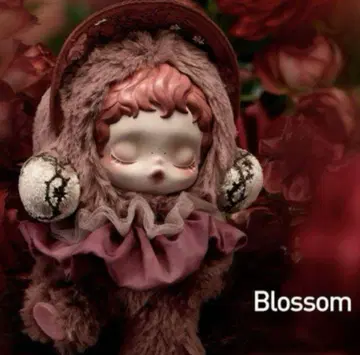 SKULLPANDA 스컬팬더 인상주의 빨간색 Blossom