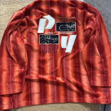 PURKY 오렌지 계열 스트라이프 셋업