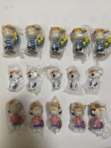스누피 피규어 세트 약 10cm